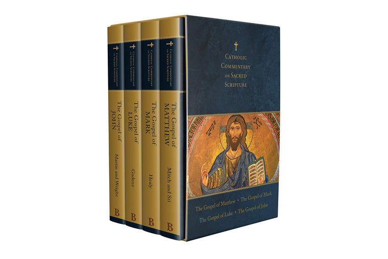 Four Gospels Deluxe Boxed Set: A Catholic Bible Commentary on the New Testament by Trusted Biblical Scholars  CCSS (Catholic Commentary on Sacred Scripture)