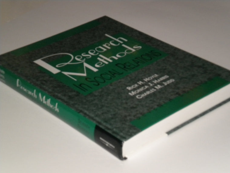 Research Methods in Social Relations