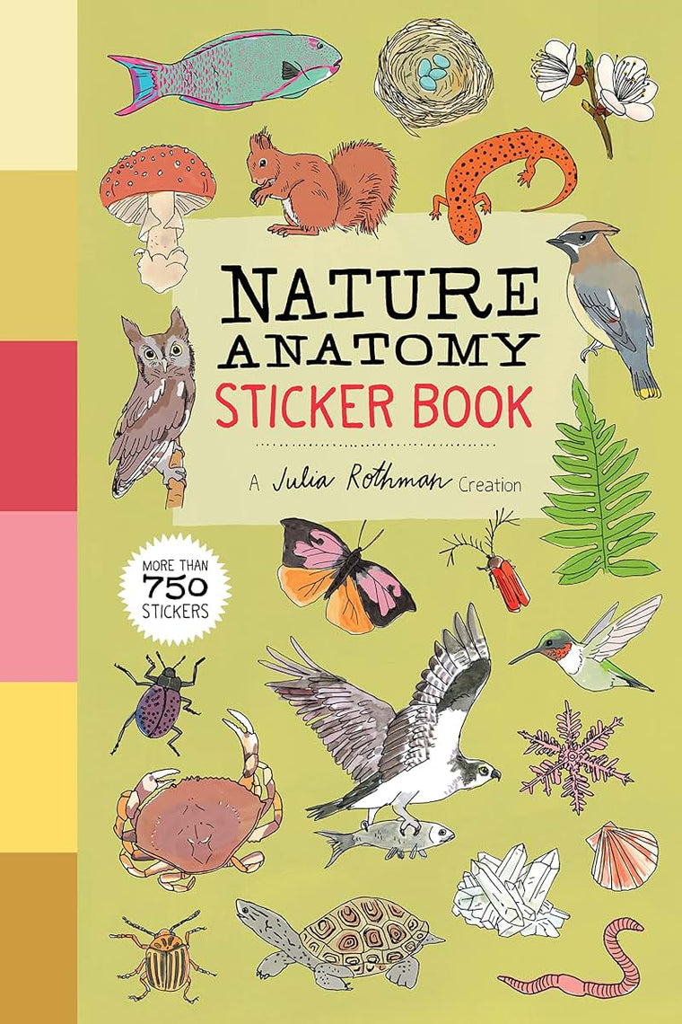 Nature Anatomy Sticker Book: A Julia Rothman Creation; More than 750 Stickers