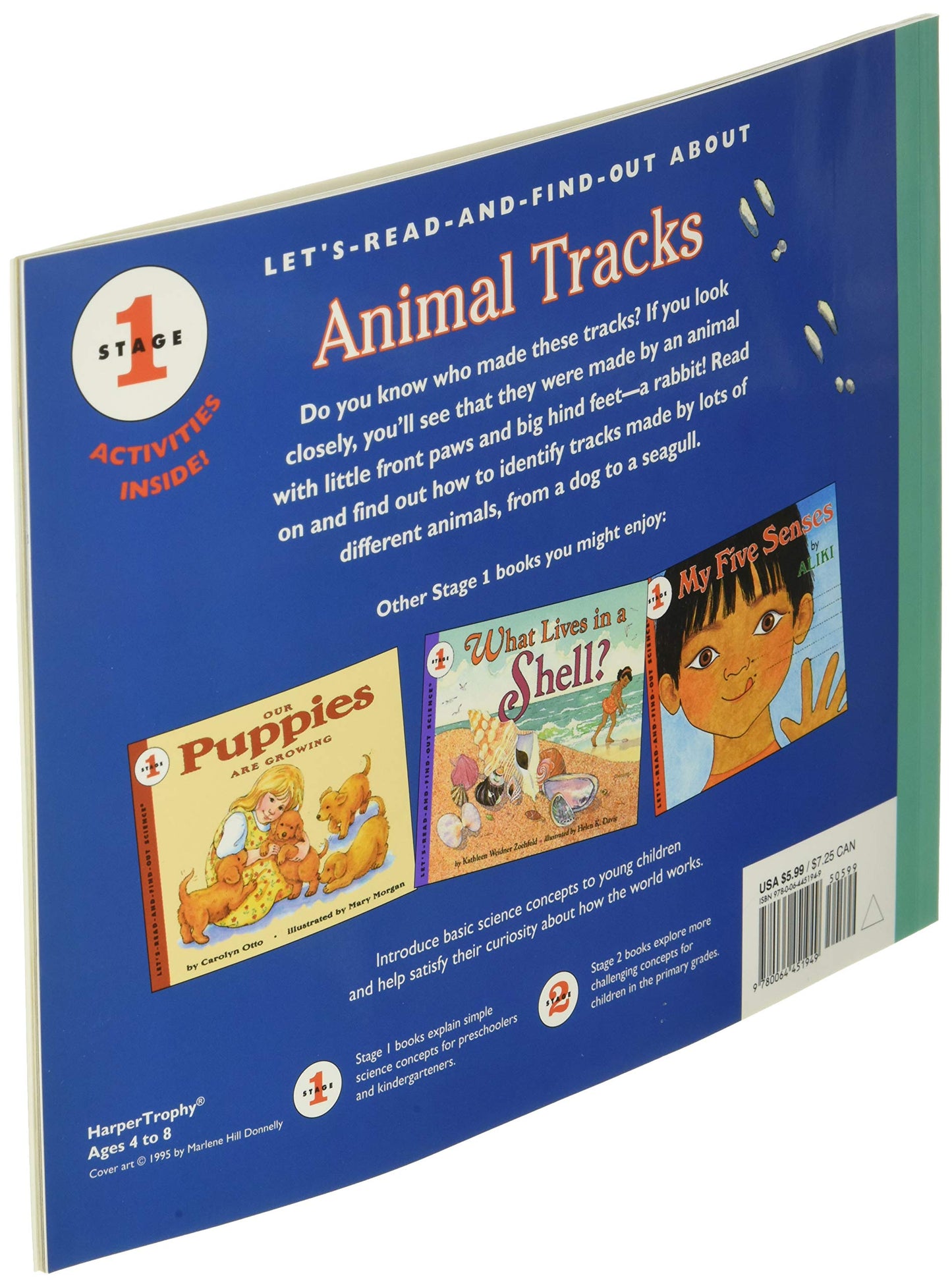 Big Tracks, Little Tracks: Following Animal Prints (Let's-Read-and-Find-Out Science, Stage 1)