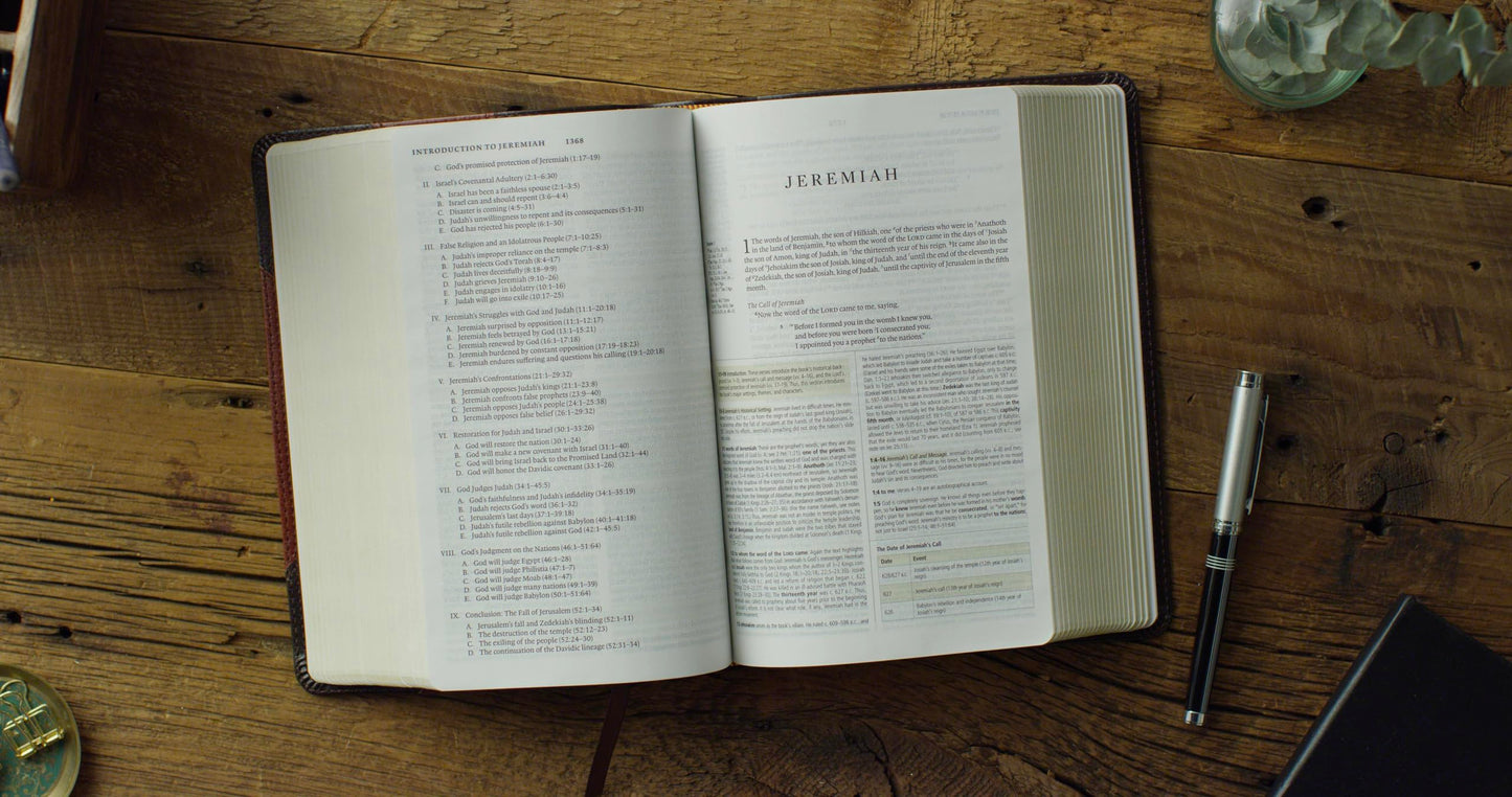 ESV Study Bible, Personal Size (TruTone, Brown/Cordovan, Portfolio Design): Holy Bible, English Standard Version