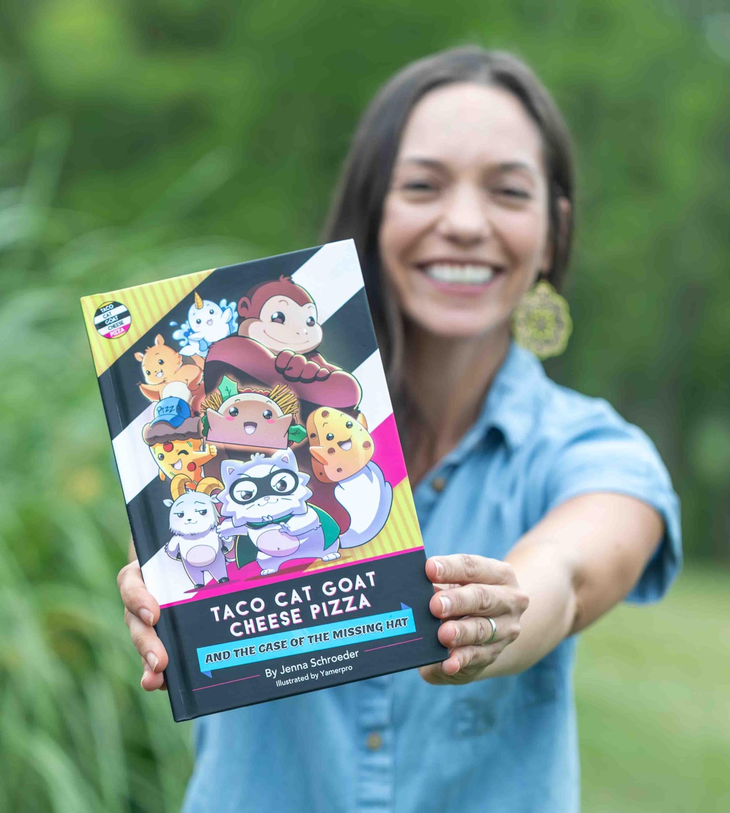 Taco Cat Goat Cheese Pizza and the Case of the Missing Hat - Graphic Novel - Hilarious & Fun Hardback Book for Ages 7+, Full-Color Artwork - Family-Friendly, Great for Gifting