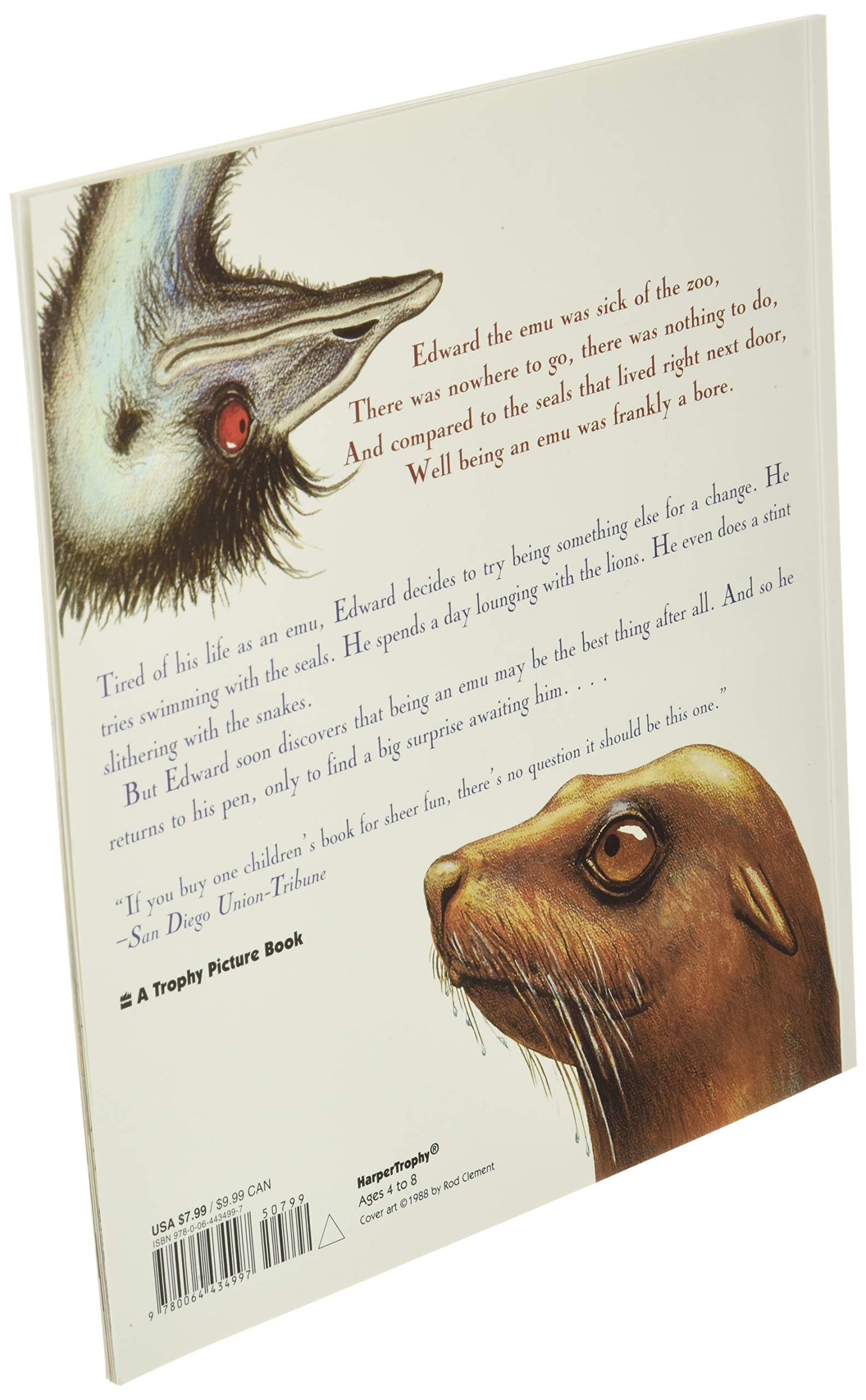 Edward the Emu: A Wonderful Funny Picture Book for Kids (Ages 4-8) About Being Yourself
