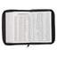 KJV Holy Bible, Mini Pocket Bible - Zippered Black Faux Leather Bible w/Ribbon Marker, King James Version