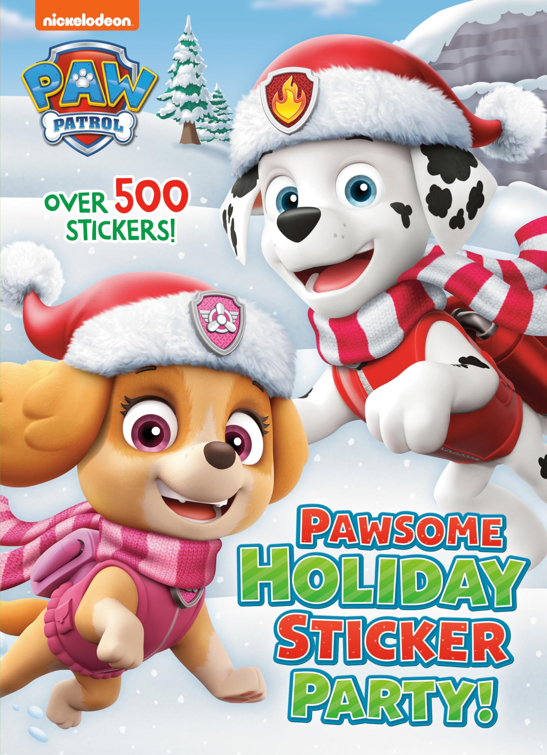 Pawsome Holiday Sticker Party! (PAW Patrol): A Holiday Book for Kids with Over 500 Stickers