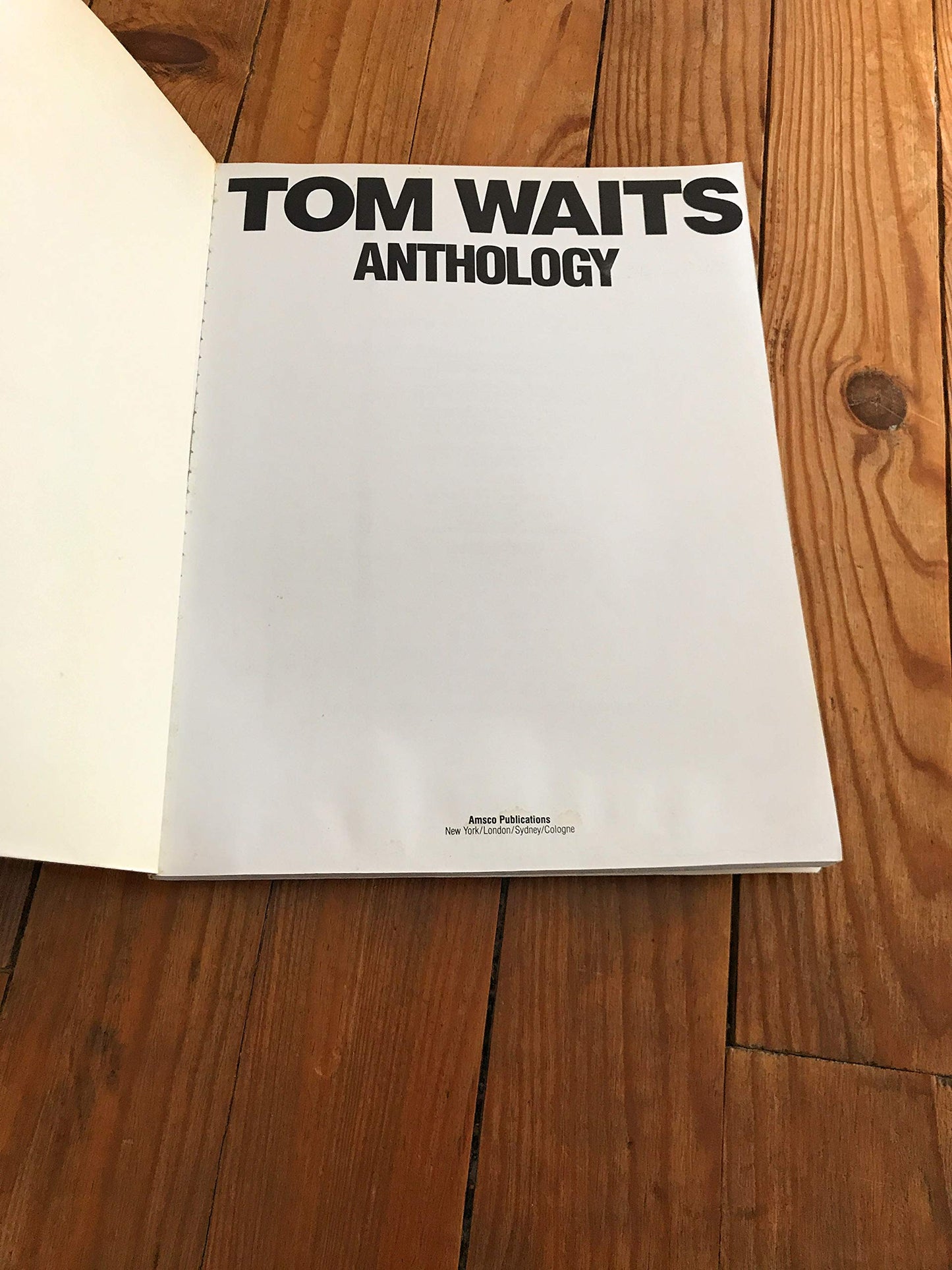 Tom Waits - Anthology by Tom Waits