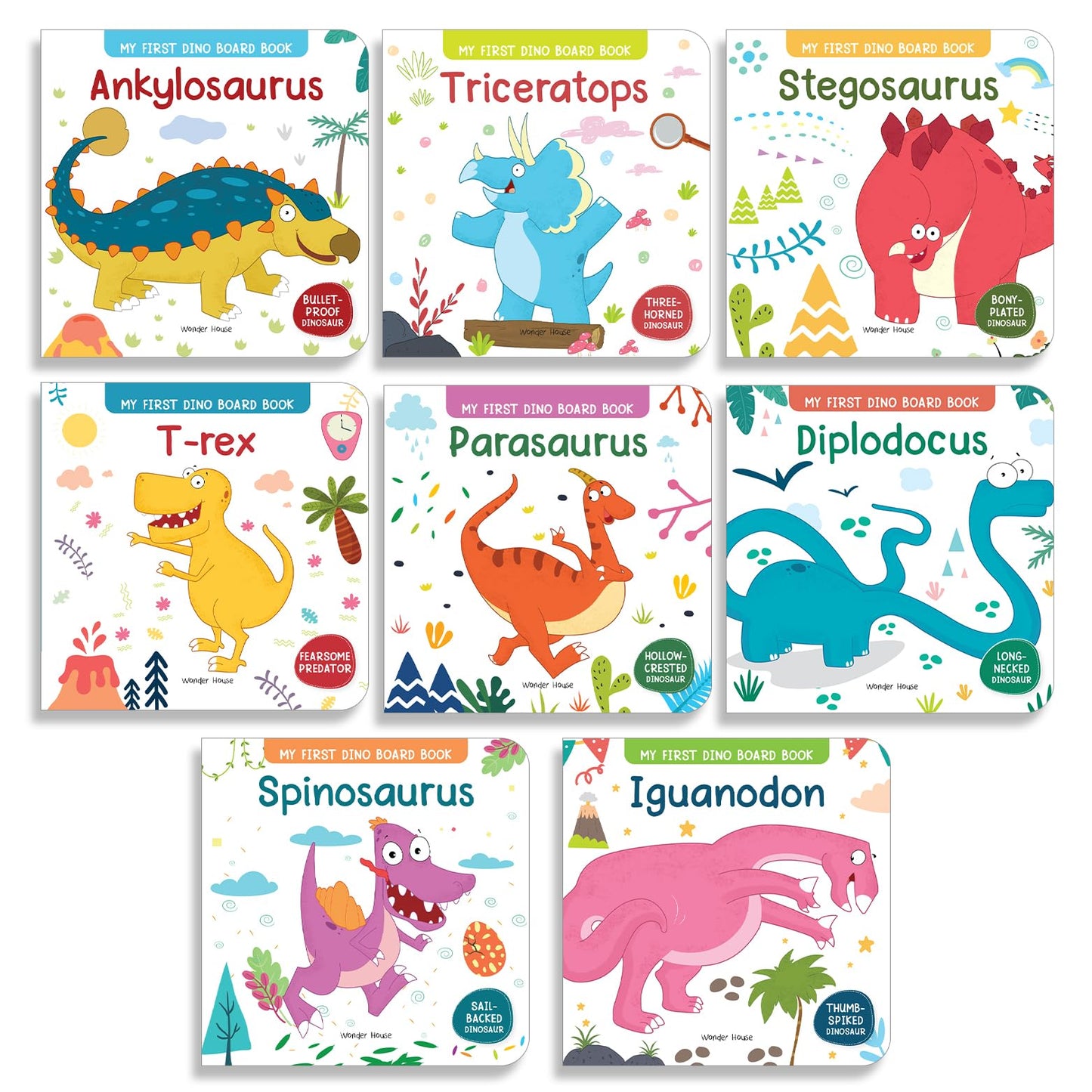 My First Board Books: Dinosaurs: 8 Books Boxed Set (My First Books)