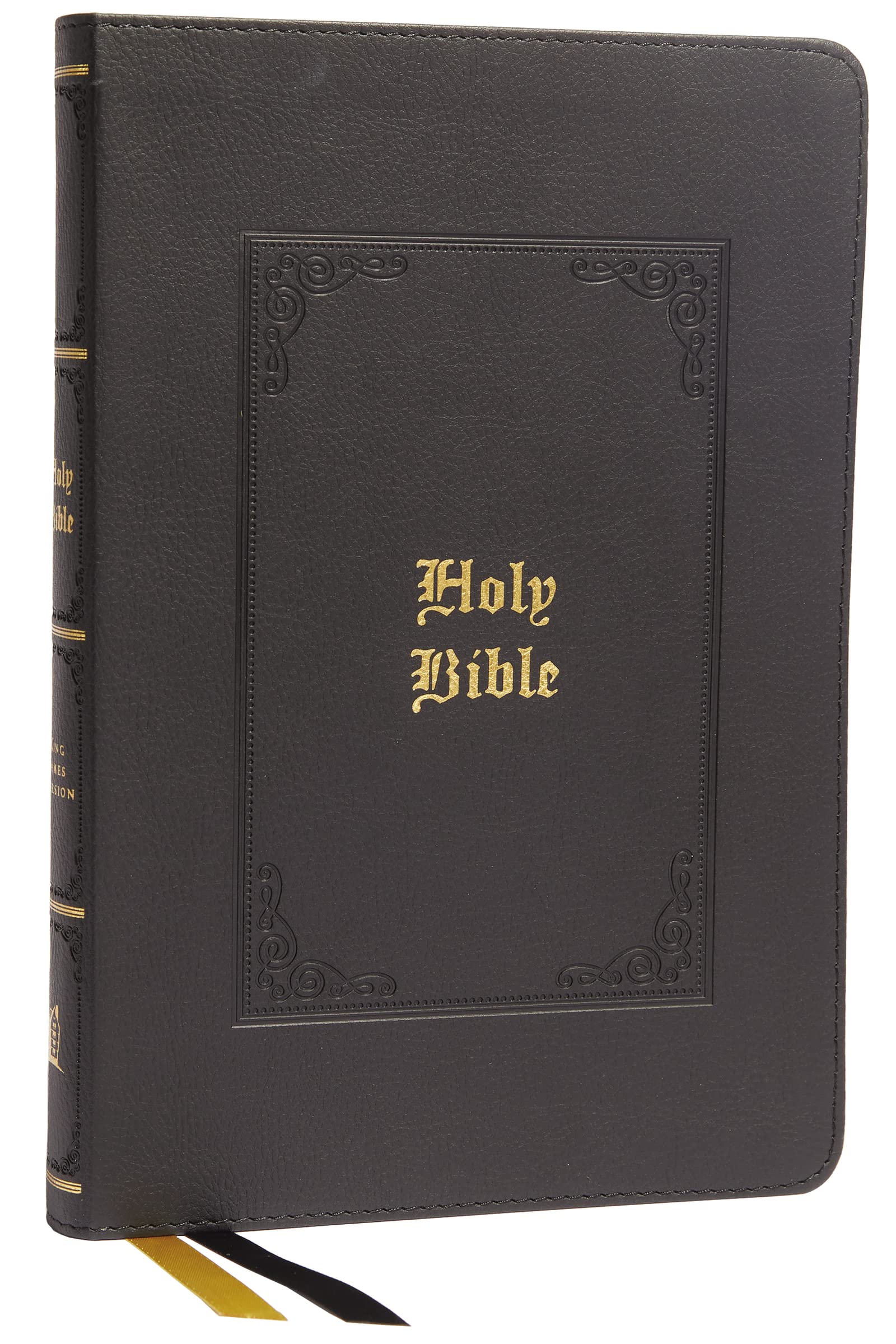 KJV Holy Bible: Large Print Thinline, Black Leathersoft, Red Letter, Comfort Print: King James Version (Vintage)