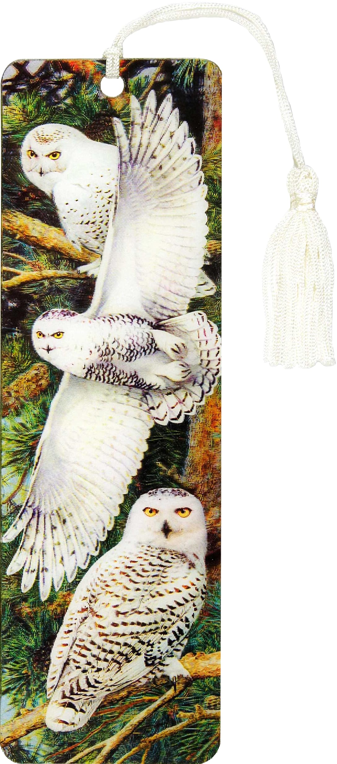 Snowy Owl 3-D Bookmark (Lenticular Bookmark)