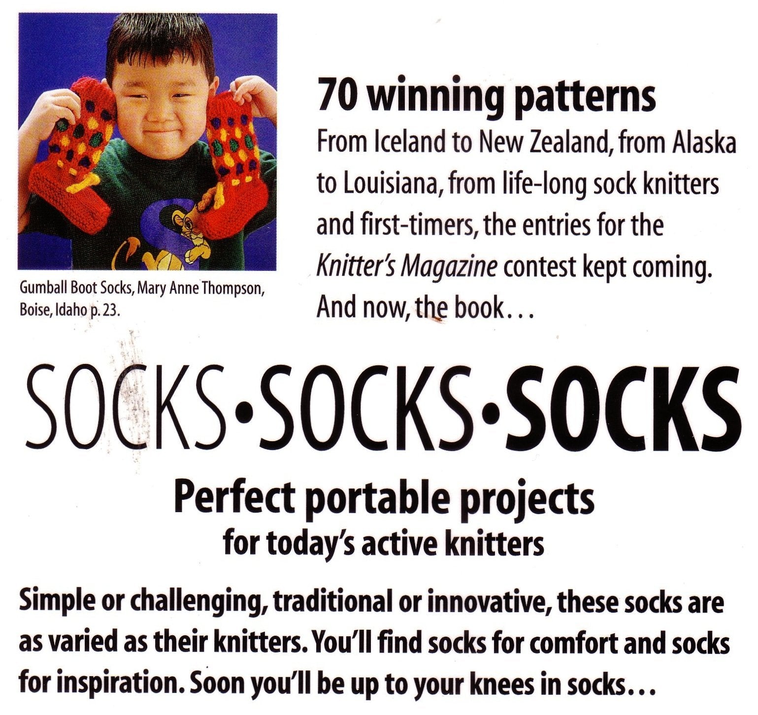 Socks - Socks - Socks: 70 Winning Patterns from Knitter's Magazine Contest