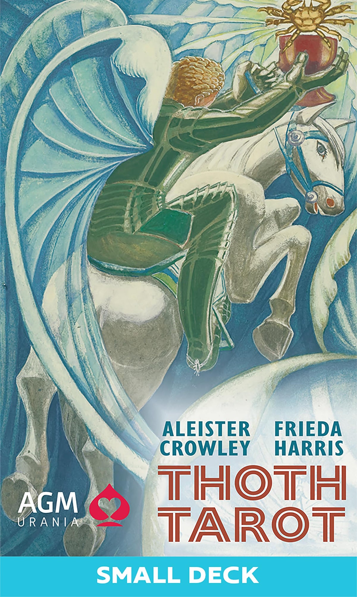 Crowley Thoth Deck (Small Edition): 78-Card Thoth Tarot Deck (Small Edition) by Aleister Crowley, with Egyptian Symbolism, Qabalistic & Astrological ... by Lady Frieda Harris, Includes Booklet