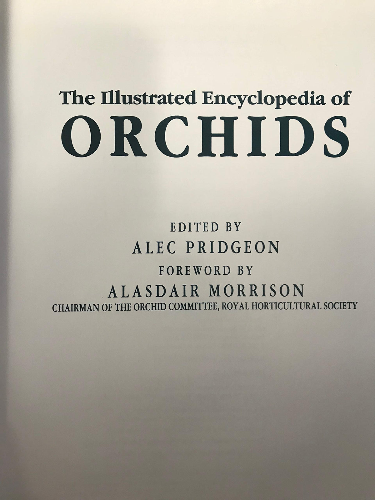 The Illustrated Encyclopedia of Orchids