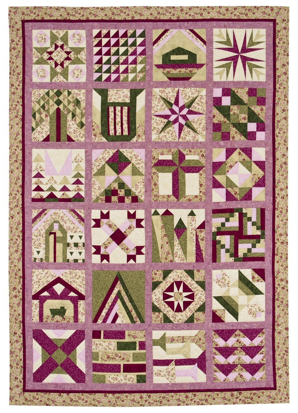 Quilted Devotions: 24 Biblical Blocks