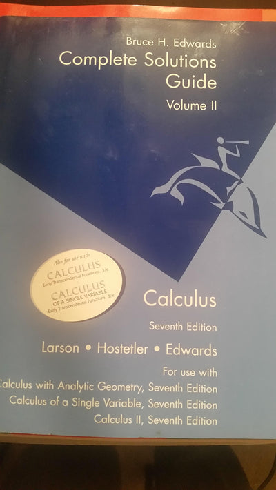 Calculus of a Single Variable: Complete Solutions Guide - Volume 2