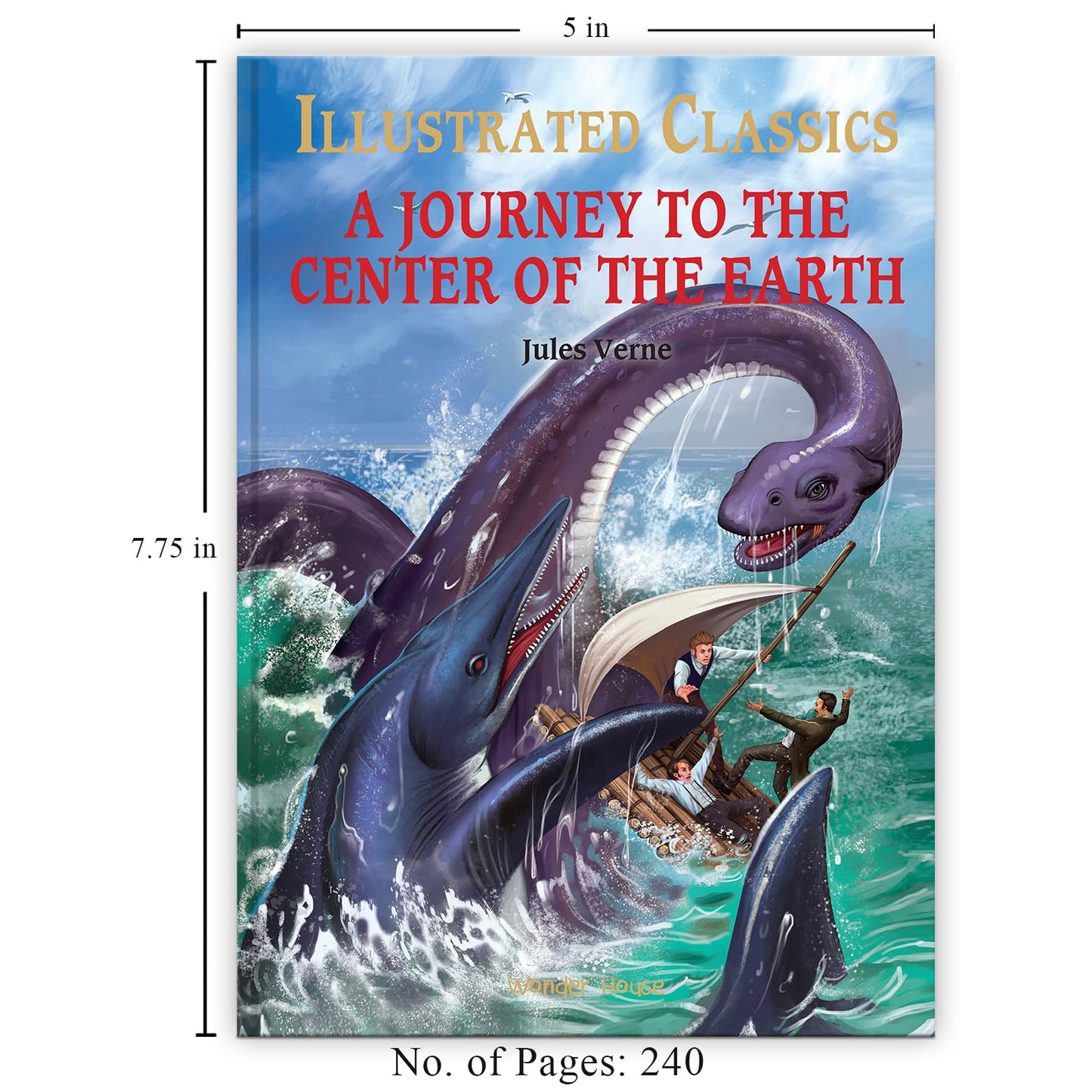 Illustrated Classics - Journey To The Center of The Earth: Abridged Novels With Review Questions