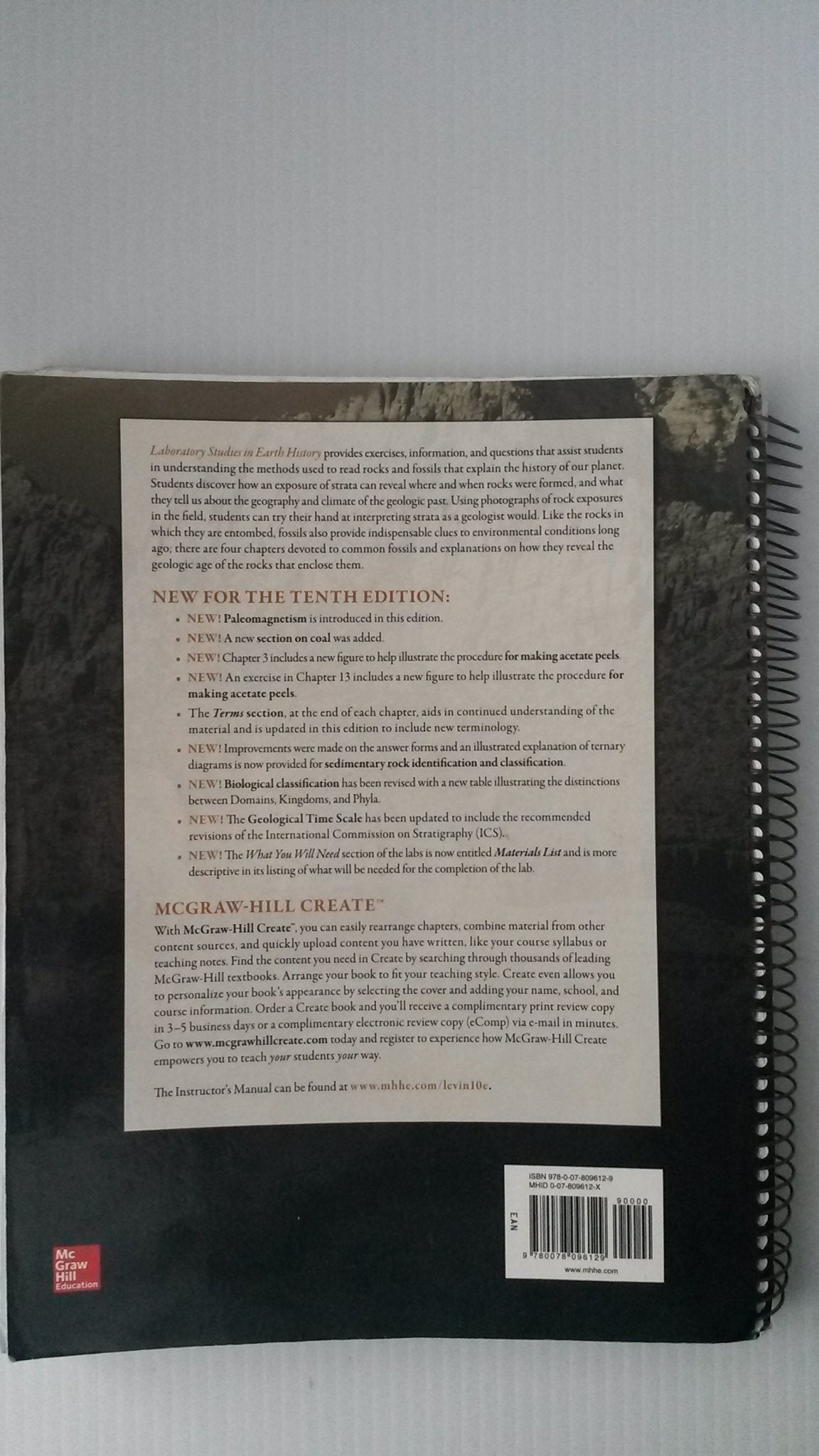Laboratory Studies in Earth History