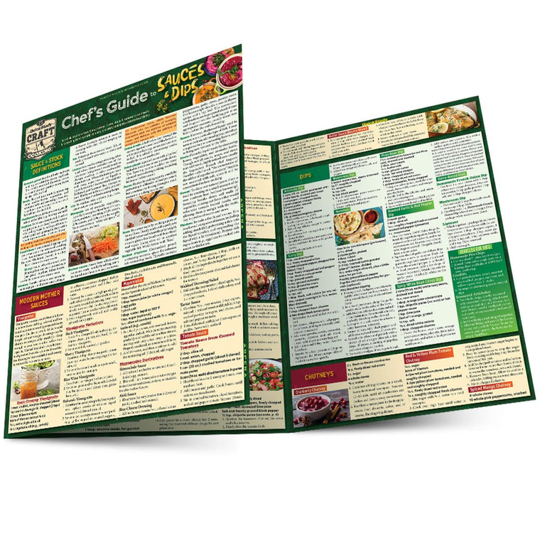 Chef's Guide to Sauces & Dips: a QuickStudy Laminated Reference (Quickstudy Reference Guide)
