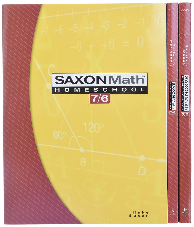 Math 7 / 6: Homeschool Set (Saxon Math 7/6)