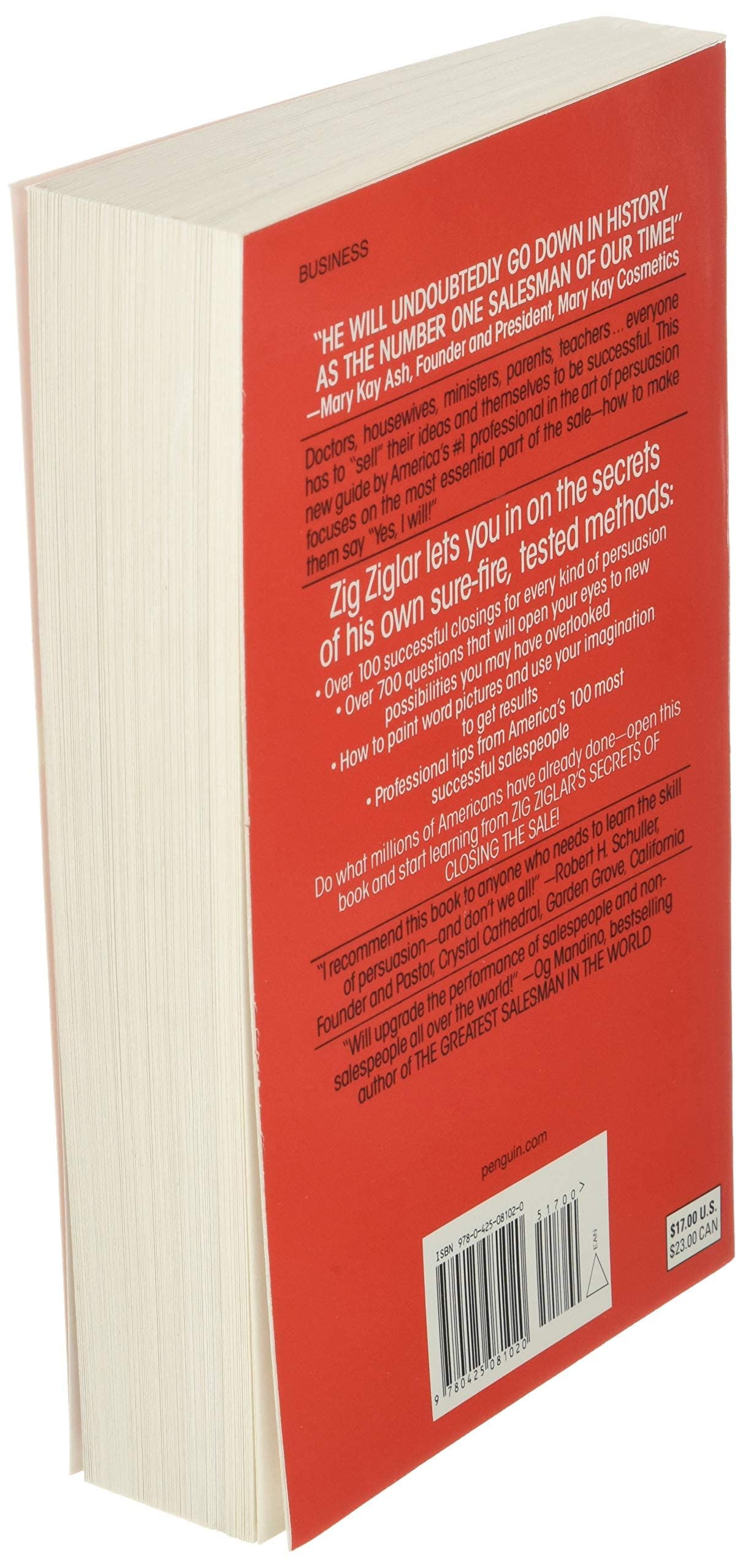 Zig Ziglar's Secrets of Closing the Sale: For Anyone Who Must