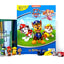 Paw Patrol My Busy Books - Storybook, 10 figurines, playmat