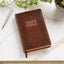KJV Holy Bible, Standard Size Faux Leather Red Letter Edition Thumb Index & Ribbon Marker, King James Version, Medium Brown (KJV Deluxe Gift Editions)