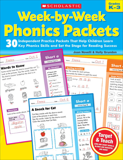 Week-By-Week Phonics Packets