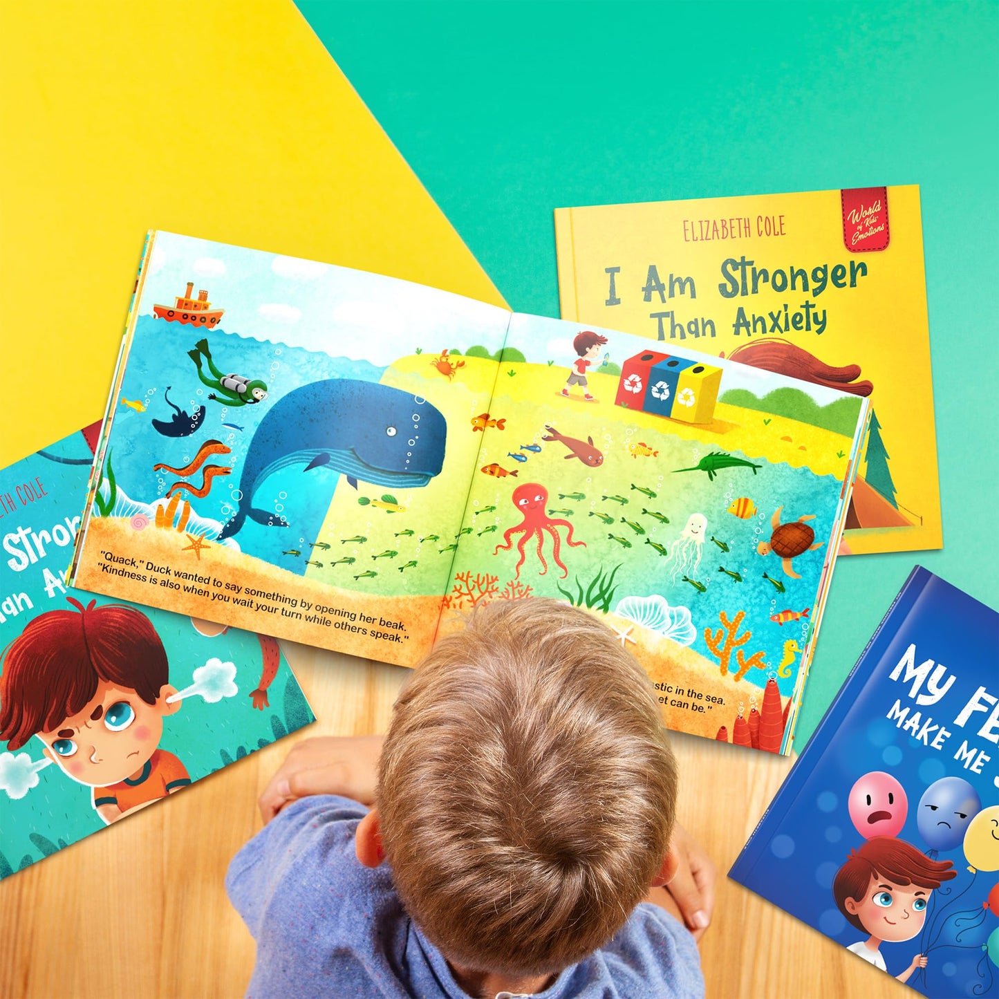 World of Kids' Emotions (Anger, Anxiety, Kindness, Diversity, Mindfulness, Body Safety, Perseverance, Feelings) - Box Set of 8 Books about Emotion Regulation, Social Emotional Intelligence, and more