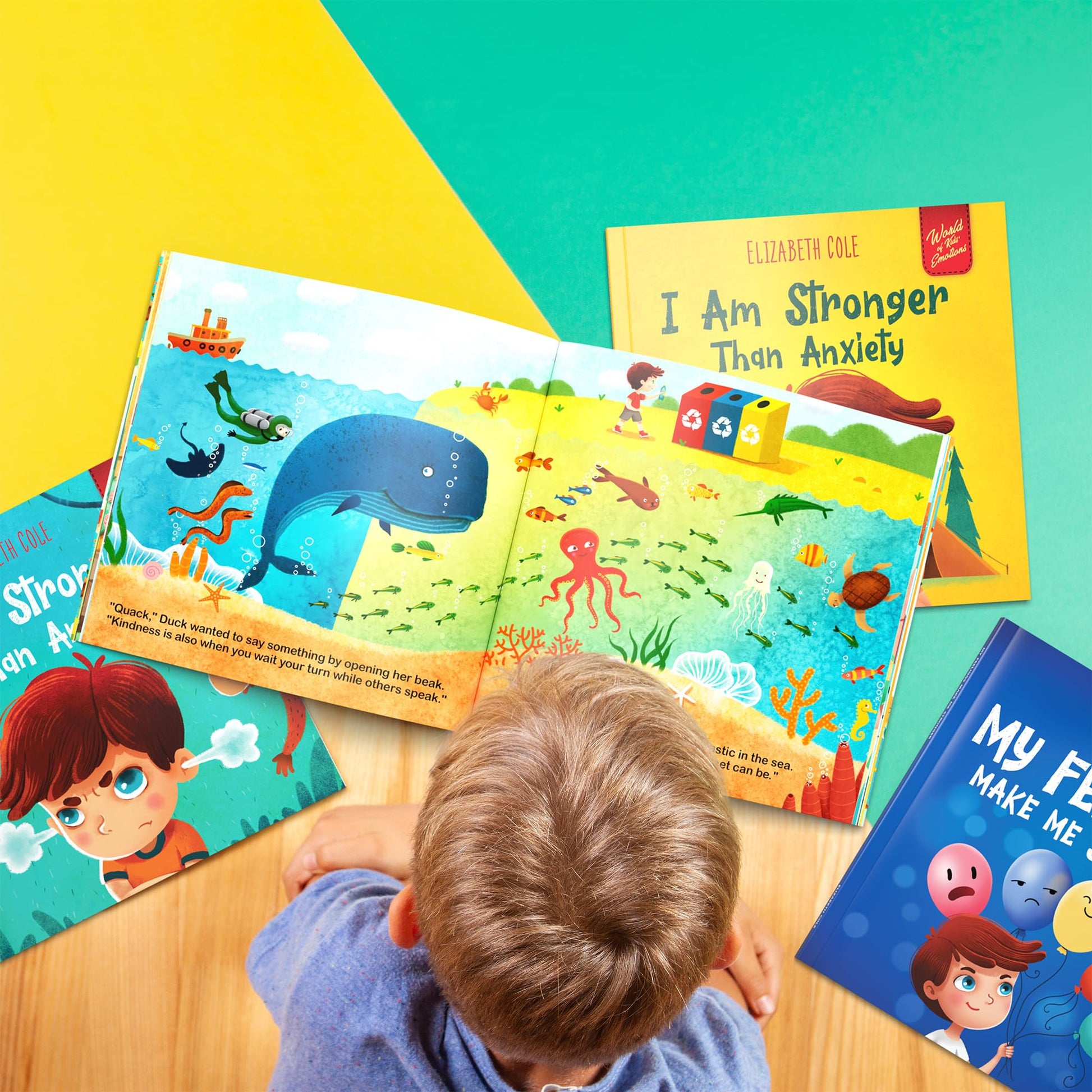 World of Kids' Emotions (Anger, Anxiety, Kindness, Diversity, Mindfulness, Body Safety, Perseverance, Feelings) - Box Set of 8 Books about Emotion Regulation, Social Emotional Intelligence, and more