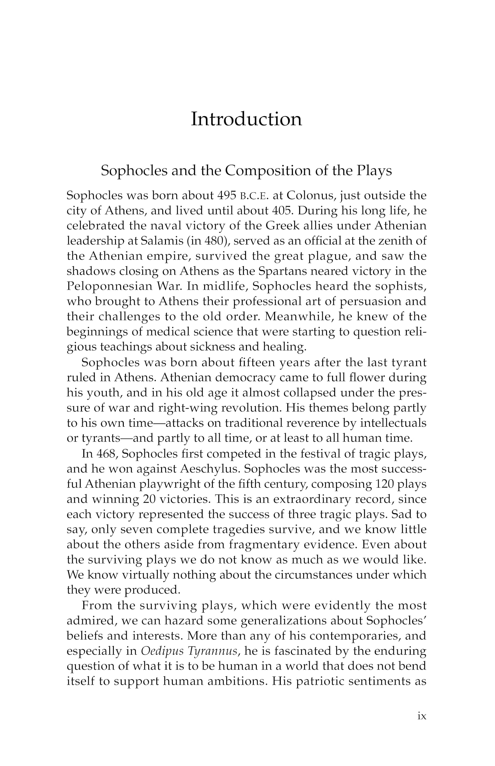 Theban Plays (Hackett Classics)