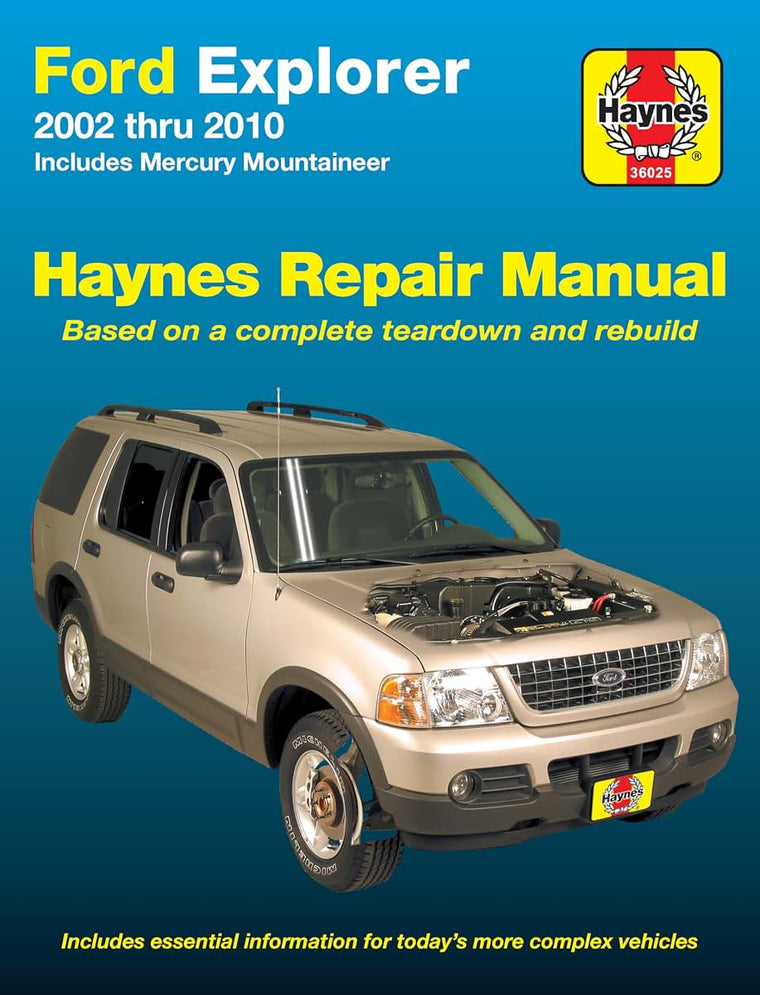 Ford Explorer & Mercury Mountaineer 2002 thru 2010 Haynes Repair Manual