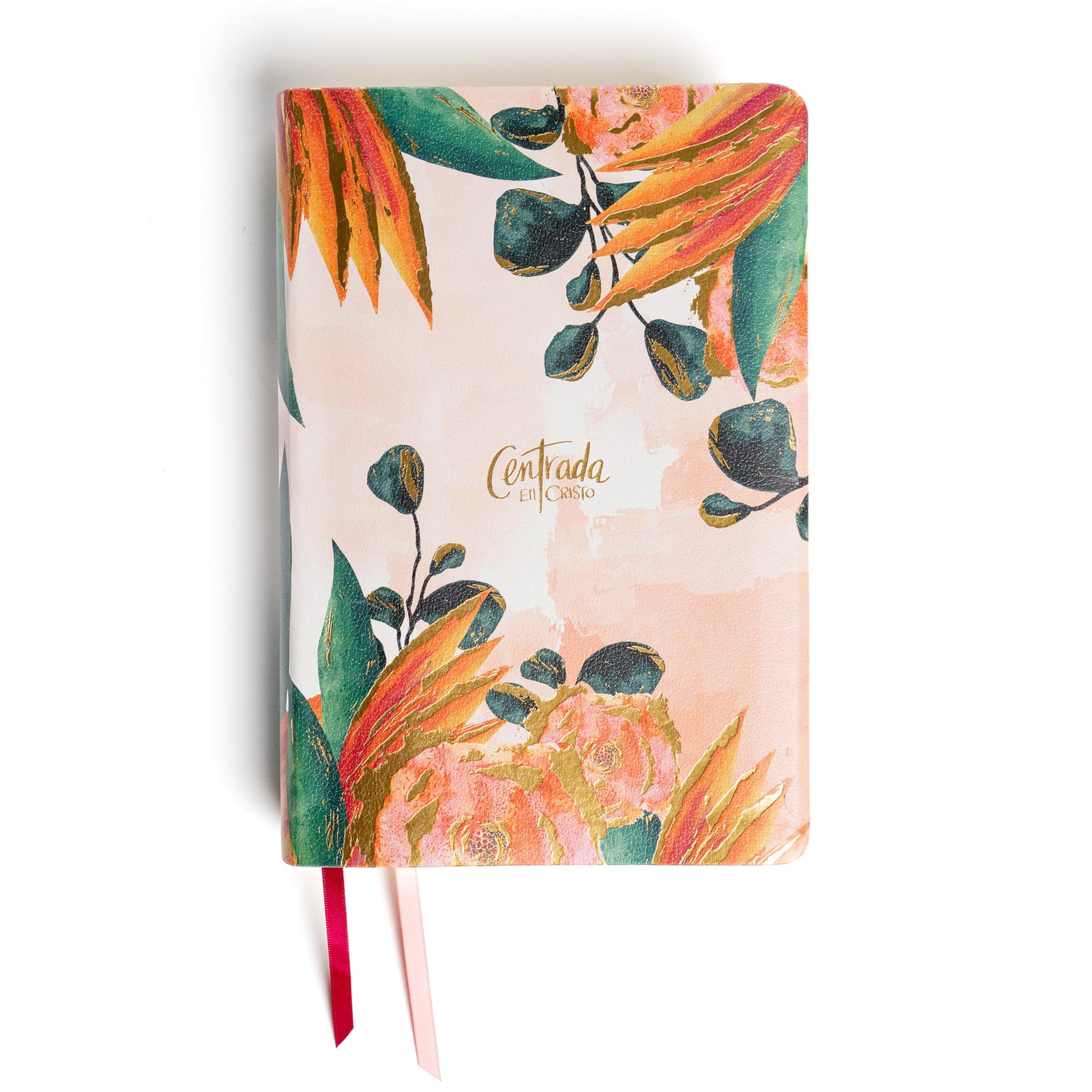 Biblia Reina Valera 1960 Devocional Centrada en Cristo floral, smil piel  RVR1960 Centered in Christ Devotional Bible Floral, LeatherTouch (Spanish Edition)
