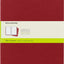 Moleskine Cahier Journal, Soft Cover, XL (7.5" x 9.5") Plain/Blank, Cranberry Red, 120 Pages (Set of 3)