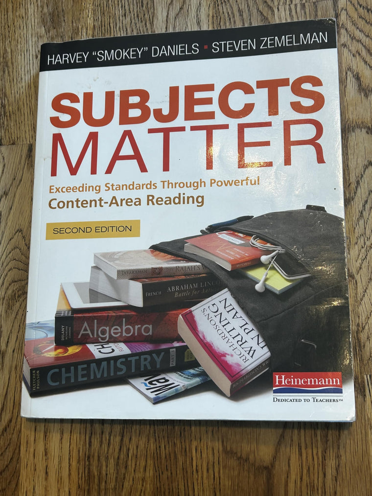 Used – Subjects Matter, Second Edition: Exceeding Standards Through Powerful Content-Area Reading