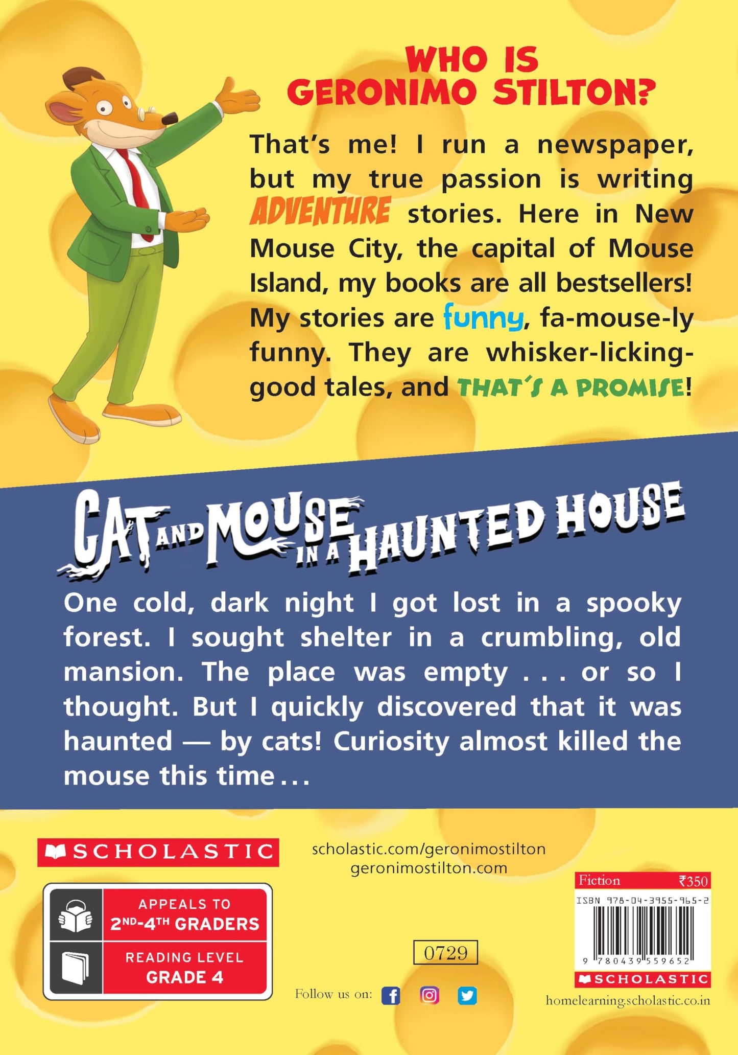 Cat and Mouse in a Haunted House (Geronimo Stilton, No. 3)