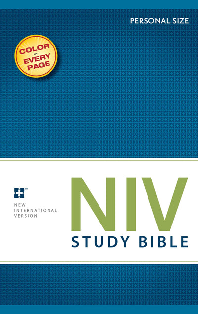 NIV Study Bible Personal Size Paperback Red Letter Edition
