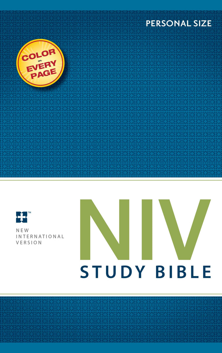 NIV Study Bible, Personal Size, Paperback, Red Letter Edition — back cover