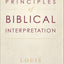 Principles of Biblical Interpretation