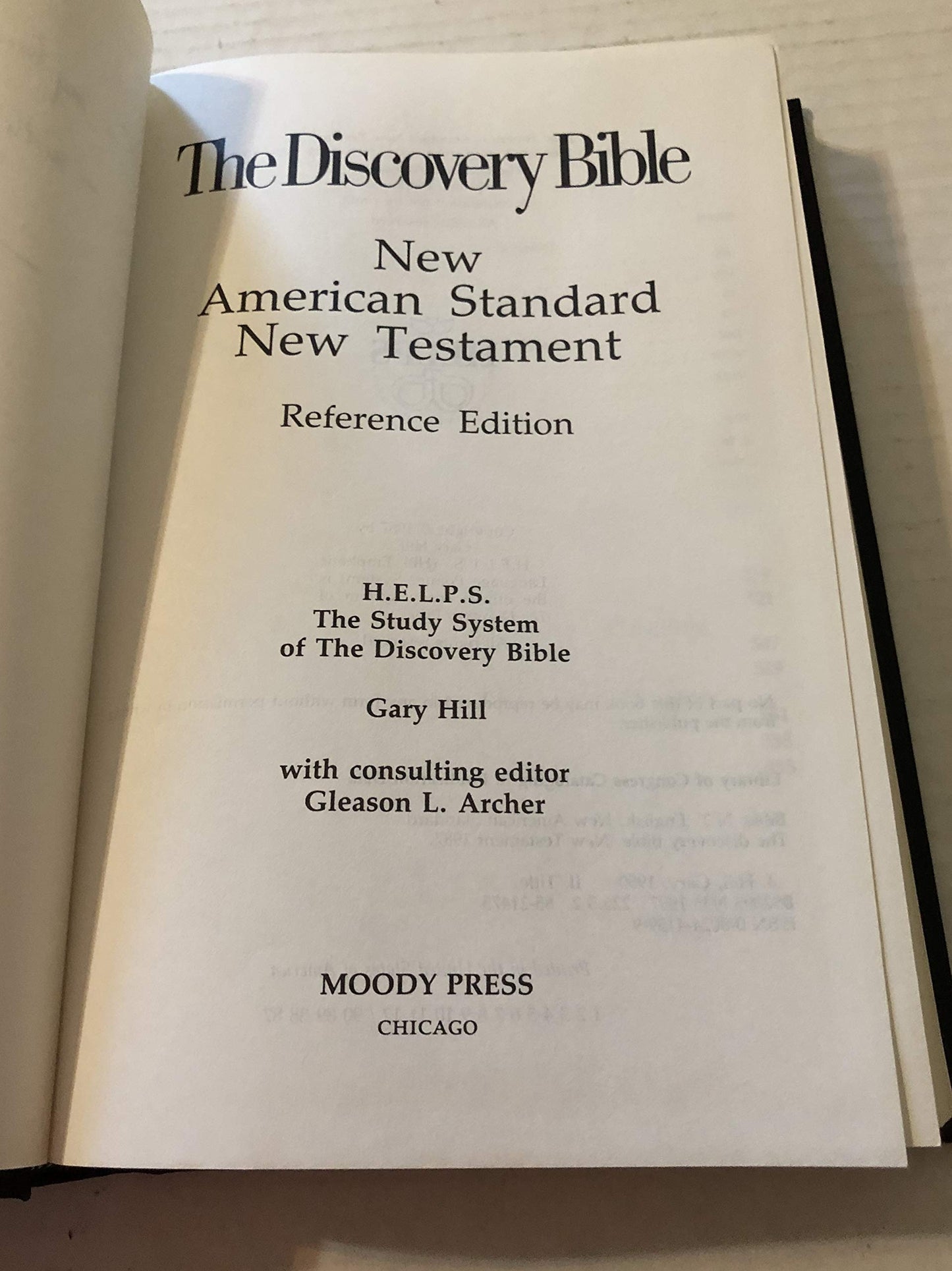 The Discovery Bible: New American Standard New Testament by