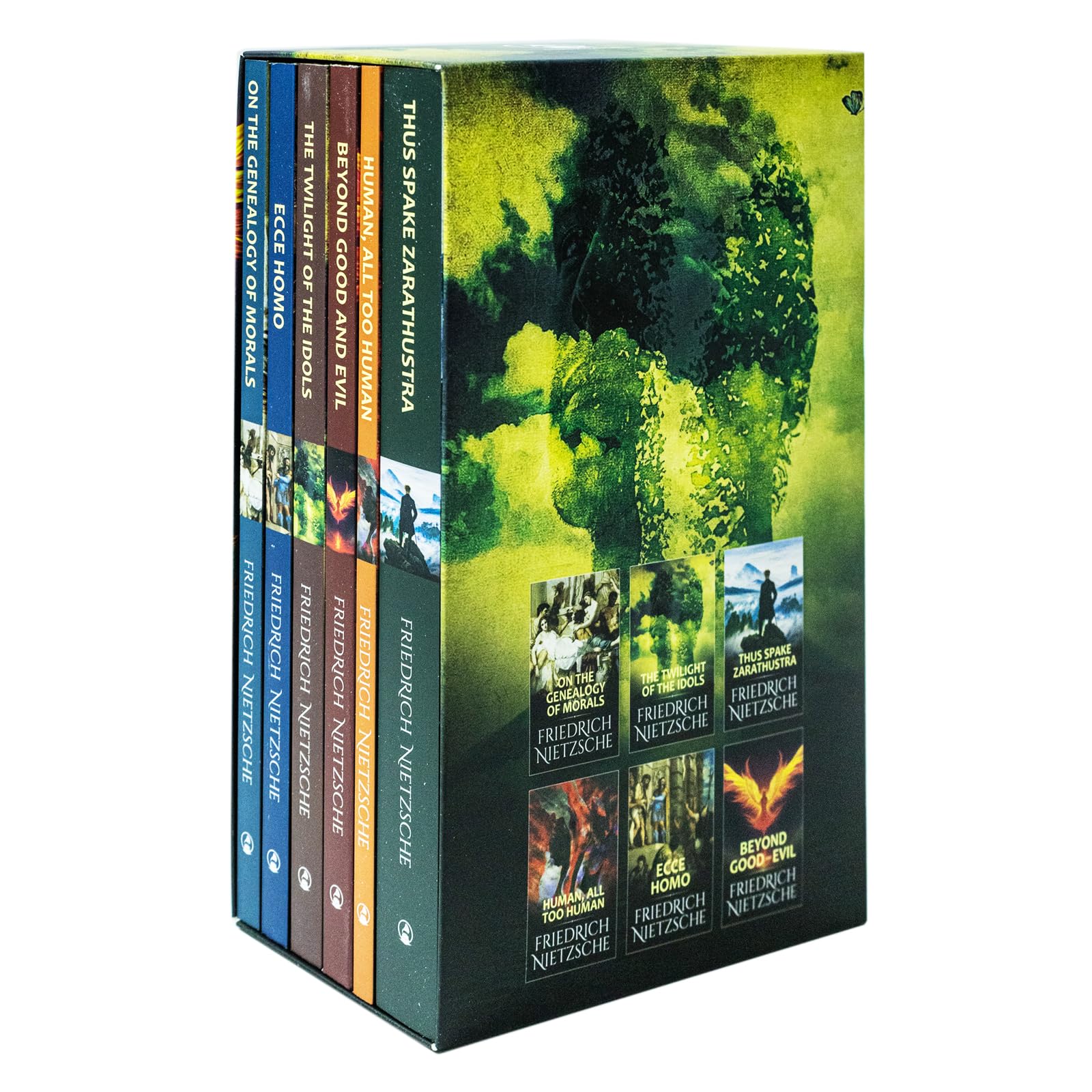 Complete Works Of Friedrich Nietzsche 6 Book Collection (Thus Spake Zarathustra, Human all too human, Beyond good and evil, The twilight of the idols, Ecch homo, On the genealogy of morals)