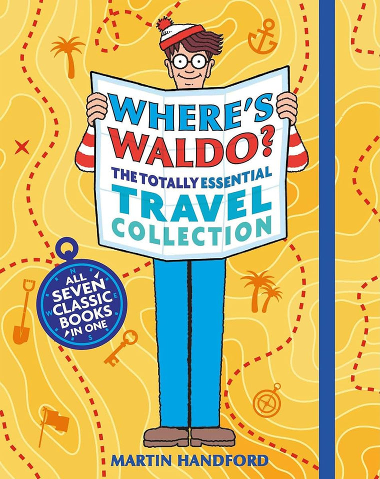 Where's Waldo? The Totally Essential Travel Collection: All Seven Classic Books in One (A Hidden Object Activity Book with Search & Find Adventures, ... Spot-the-Difference Challenges, & More)