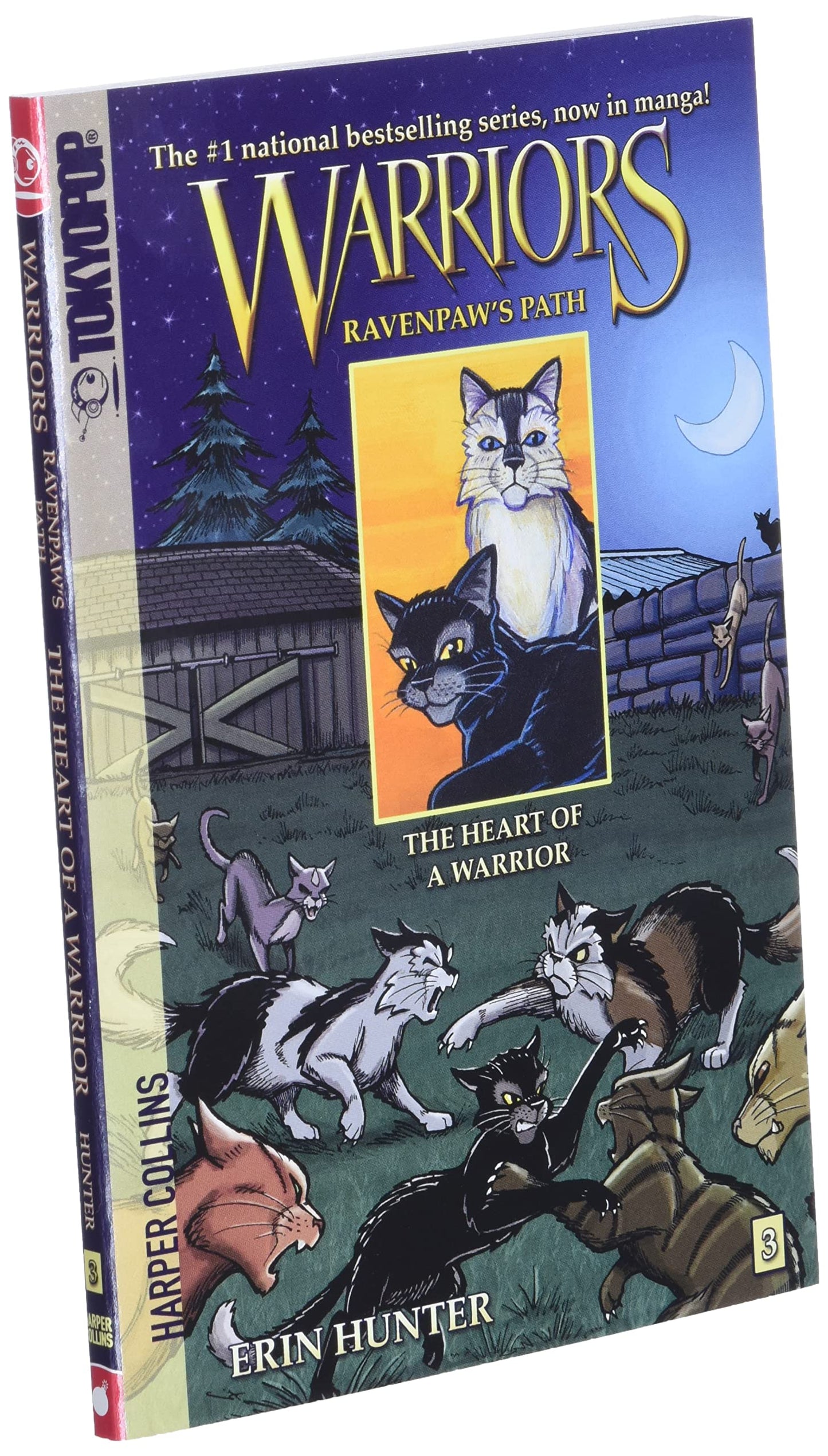Warriors Manga: Ravenpaw's Path #3: The Heart of a Warrior