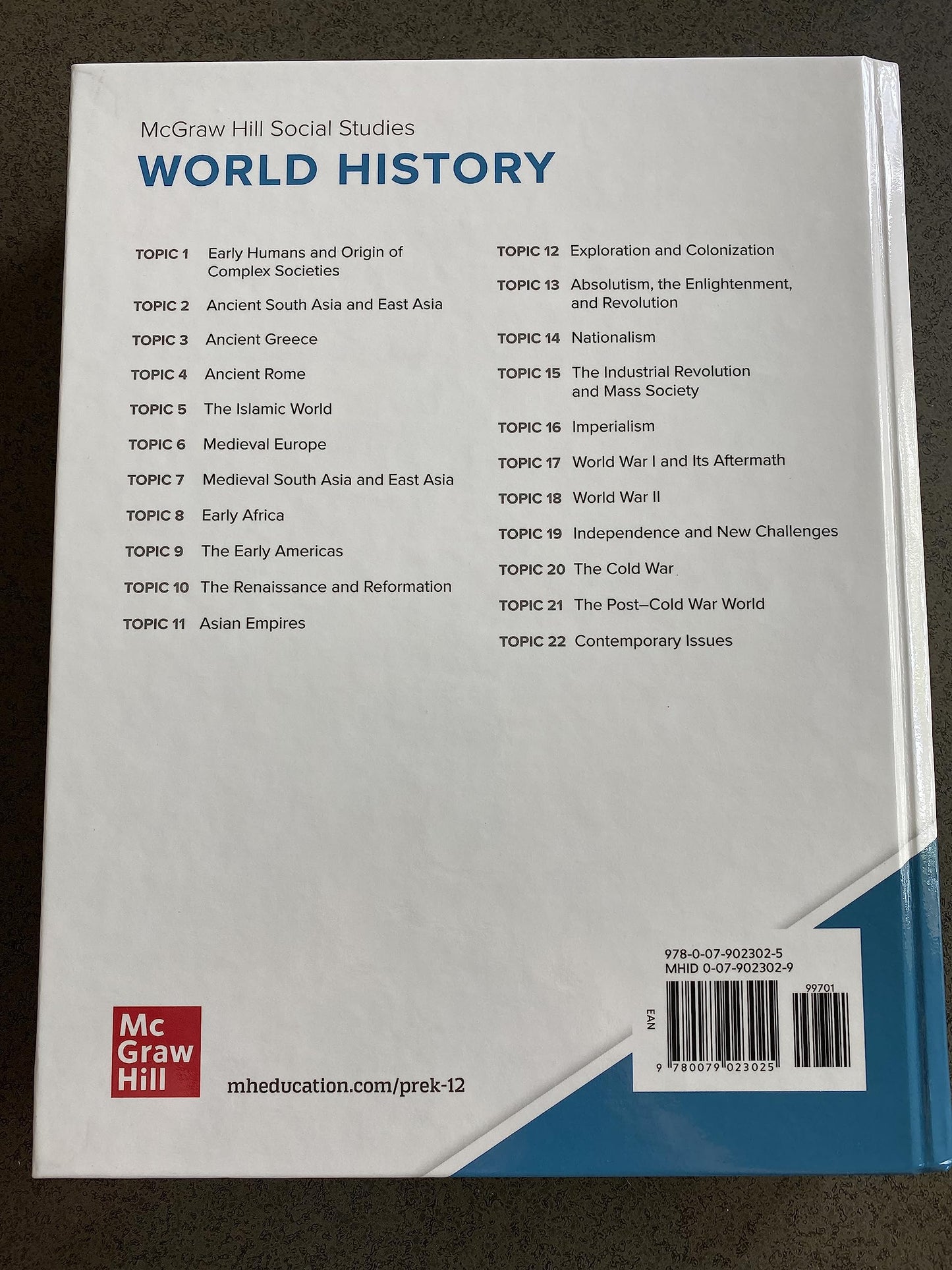 World History, Student Edition 2023 McGraw Hill