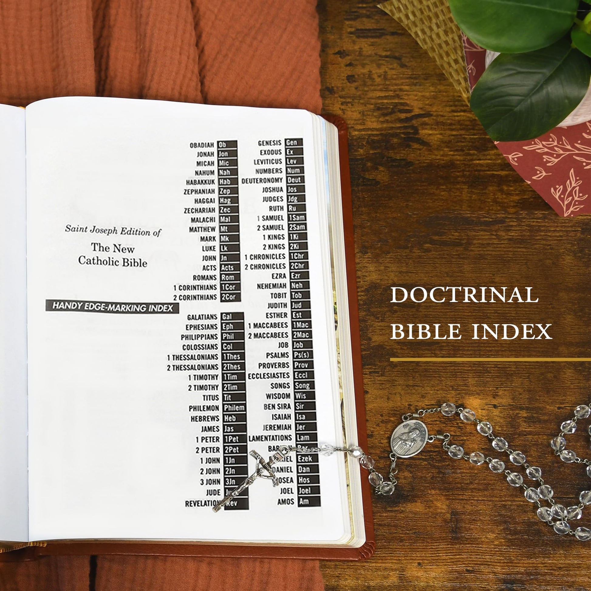 New Catholic Bible-Medium Print (Burgundy)
