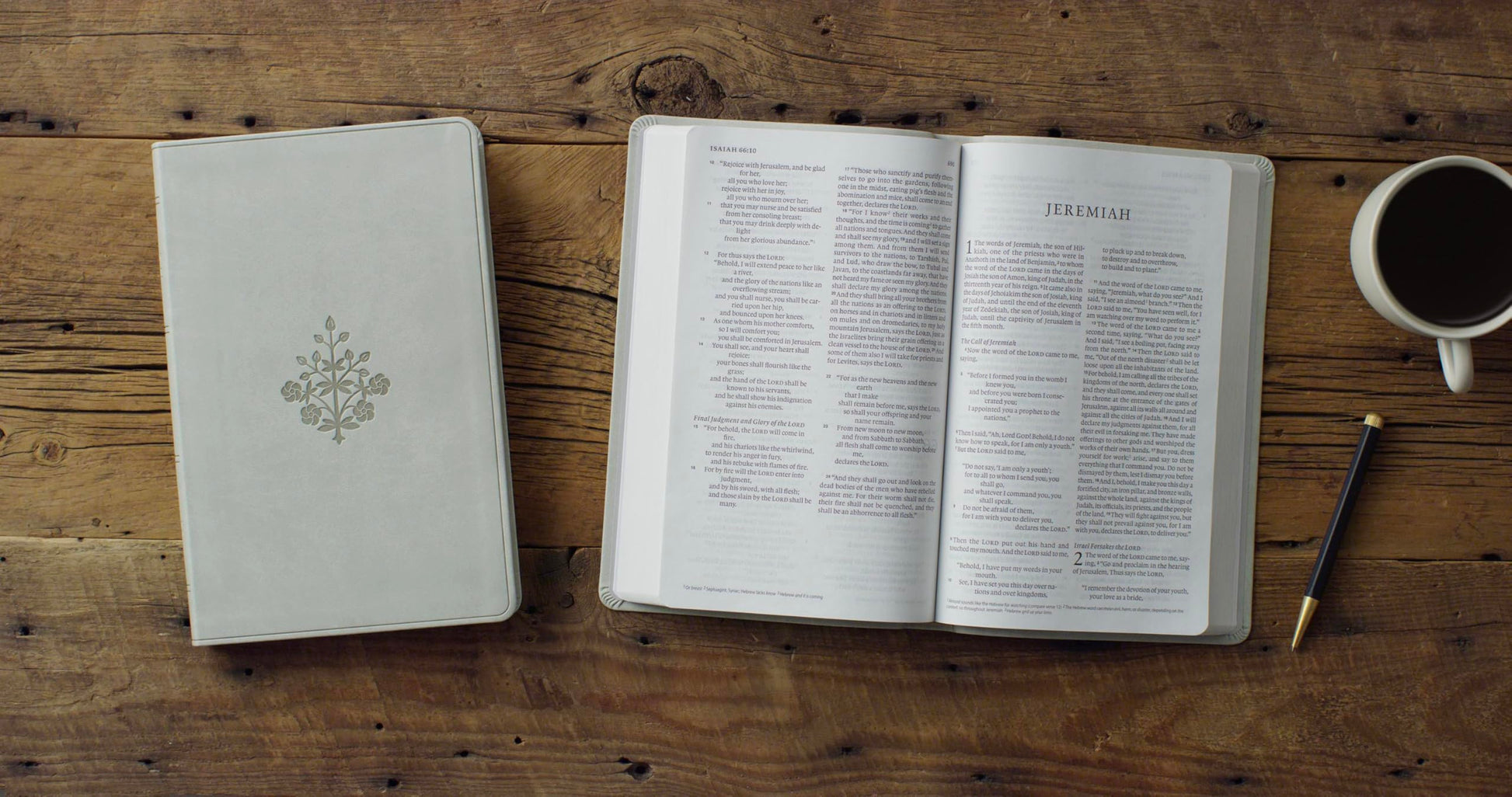 ESV Large Print Value Thinline Bible (TruTone, River Stone, Branch Design): Holy Bible, English Standard Version