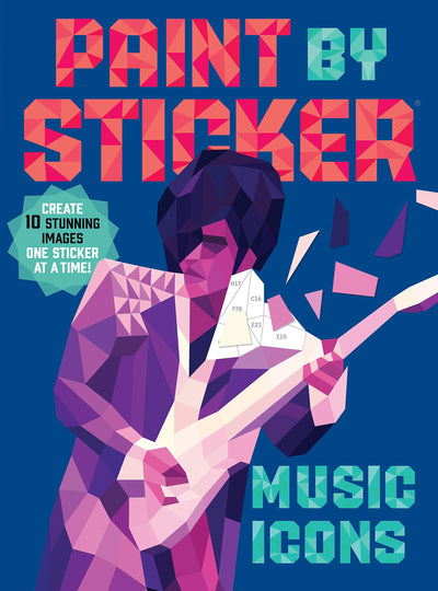 Paint by Sticker (Official): Music Icons: Re-create 10 Classic Photographs One Sticker at a Time!