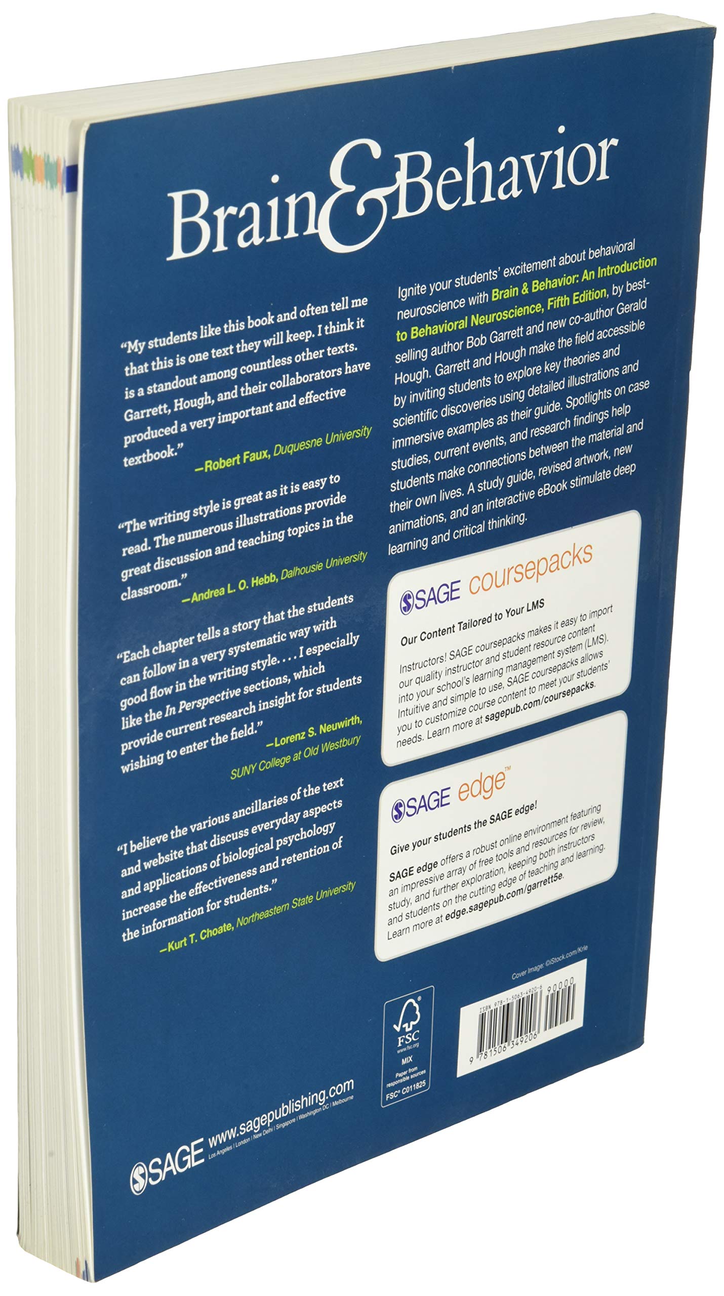 Brain & Behavior: An Introduction to Behavioral Neuroscience