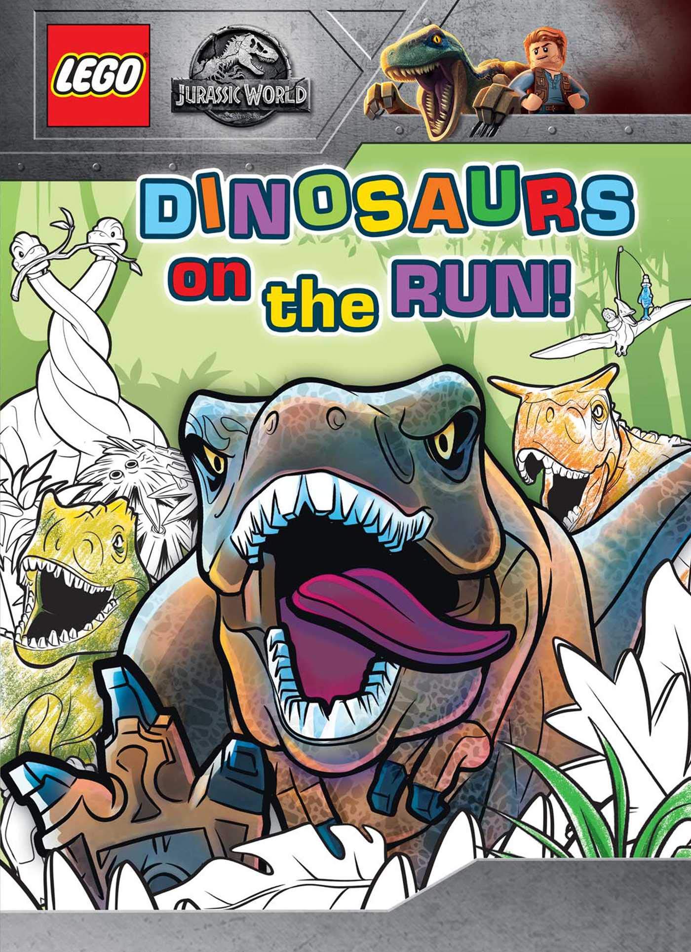 LEGO Jurassic World: Dinosaurs on the Run! (Coloring Book)