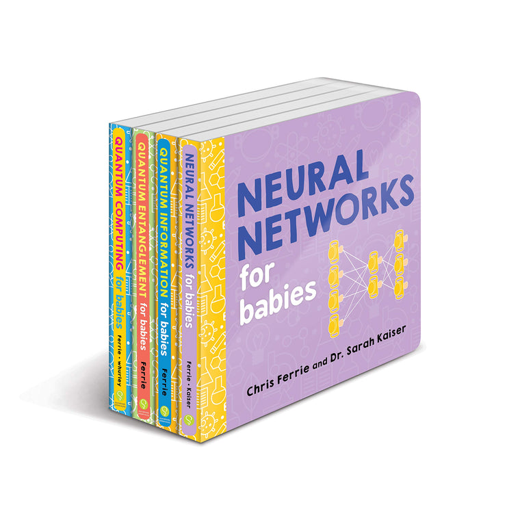 Baby University Quantum Science Board Book Set: STEM Board for Toddlers