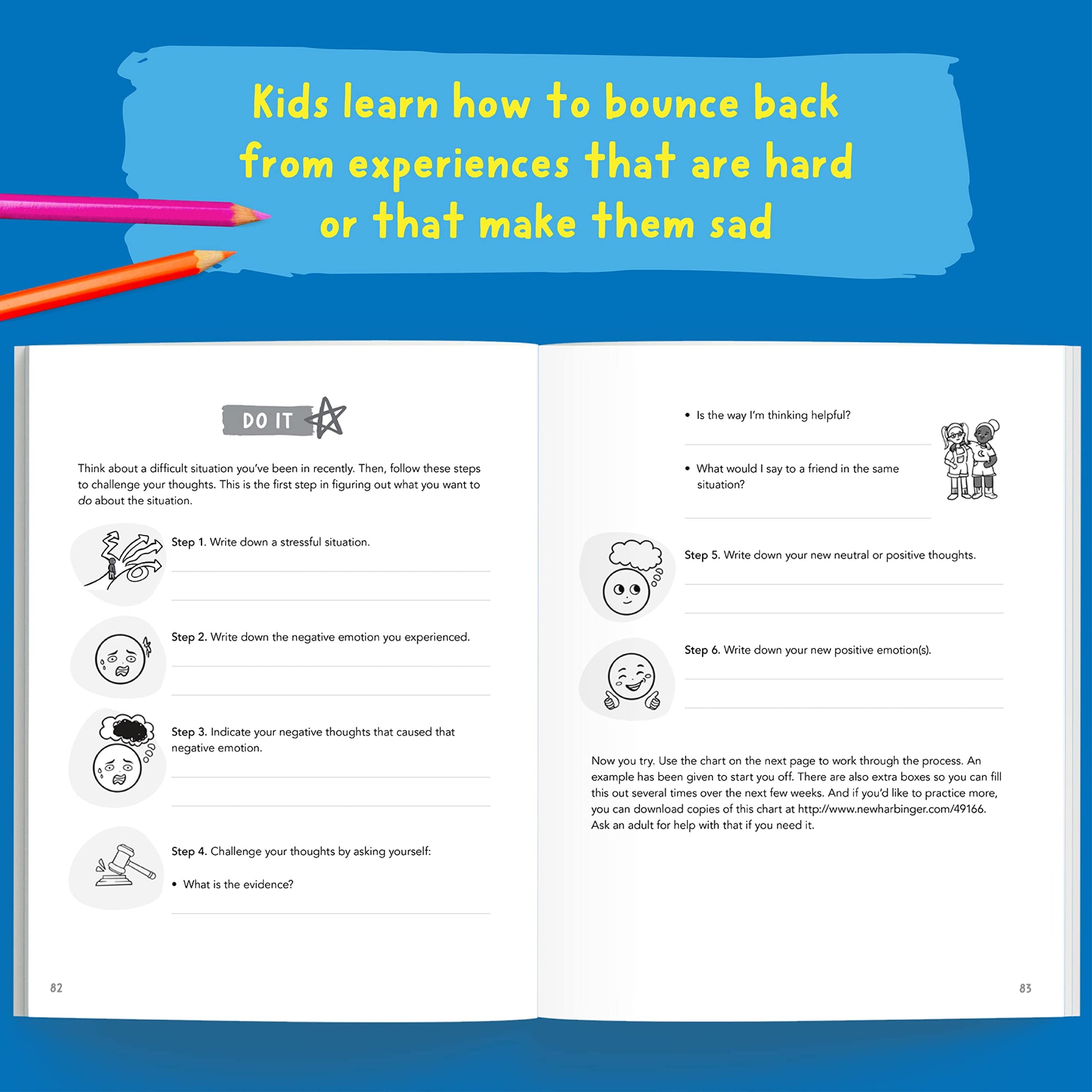 The Resilience Workbook for Kids: Fun CBT Activities to Help You Bounce Back from Stress and Grow from Challenges