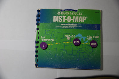 Dist-O-Map: The Automatic Mileage Dialer : 11,000 U.S. Mileages at Your Fingertips, Routes and Major Cities, Fun and Educational